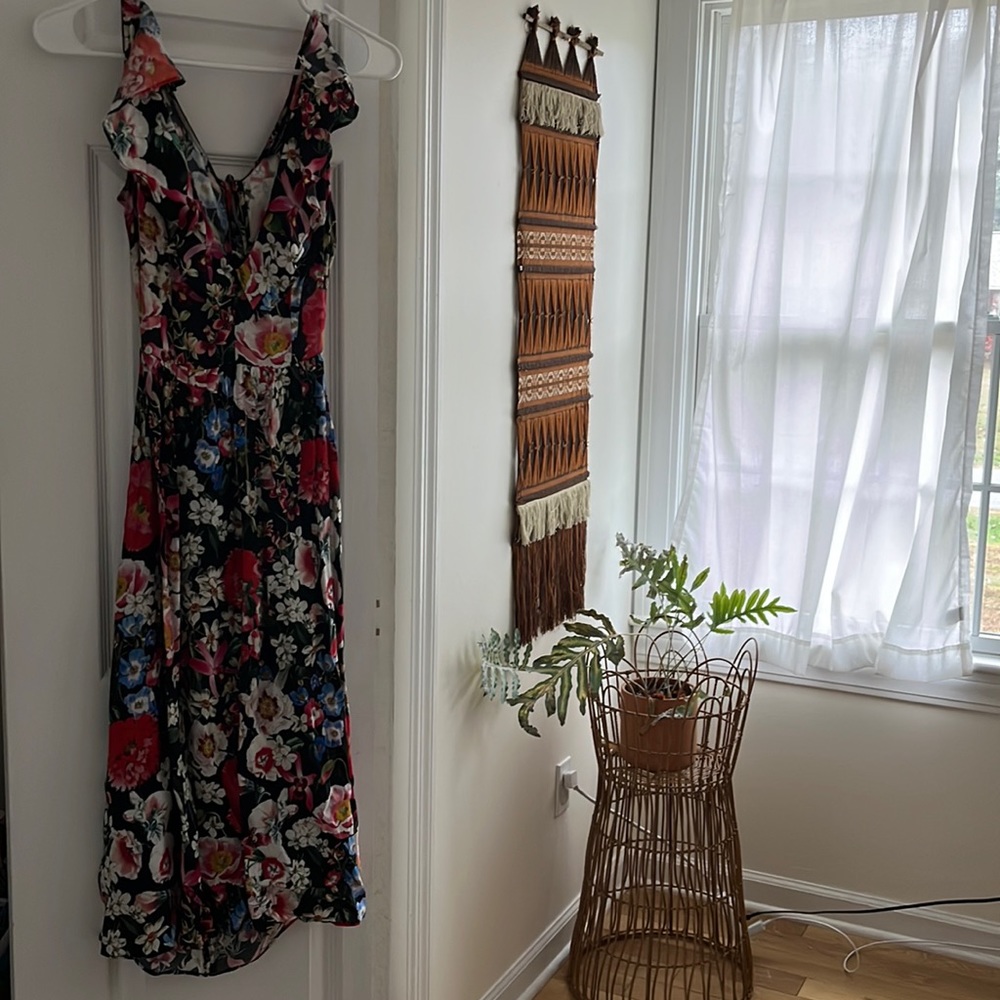 Zara Floral Midi Dress